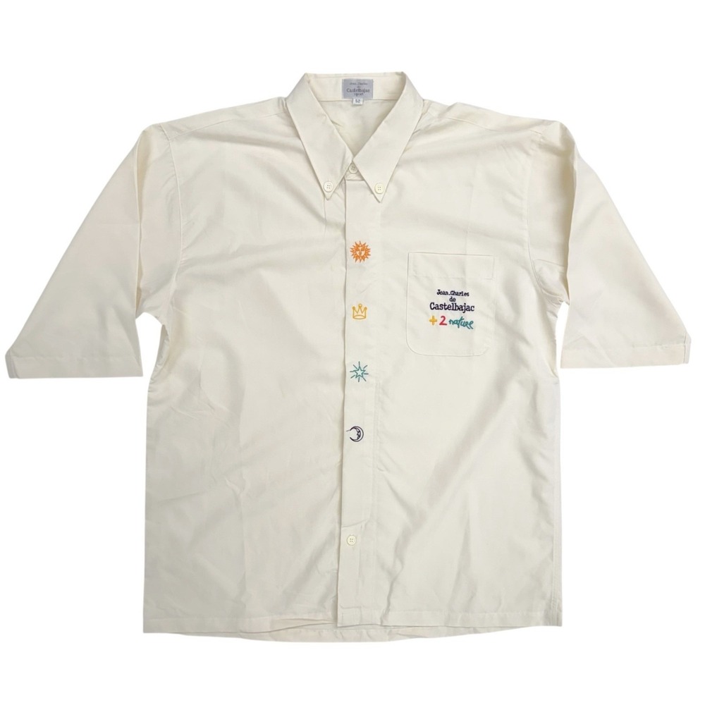 VTG Jean Charles De Castelbajac Sport Men's 52/L Button Down Short Sleeve Shirt